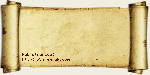 Kristina Radulović vizit kartica